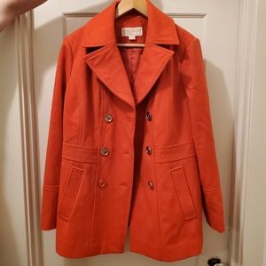 Orange Michael Kors Blazer Style Jacket